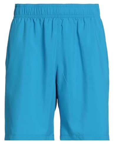 Under Armour Man Shorts & Bermuda Shorts Azure Size S Polyester In Blue