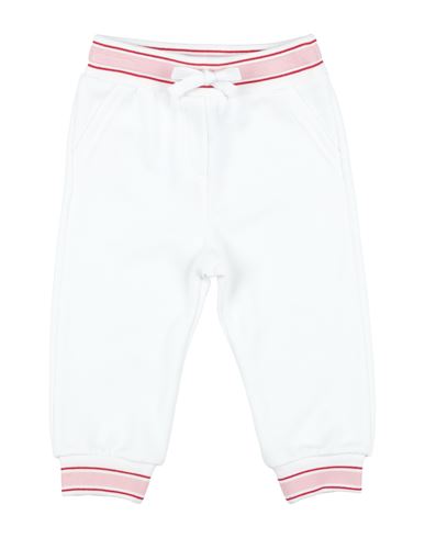 Dolce & Gabbana Newborn Girl Pants White Size 3 Cotton, Polyester, Silk, Metallic Polyester In White