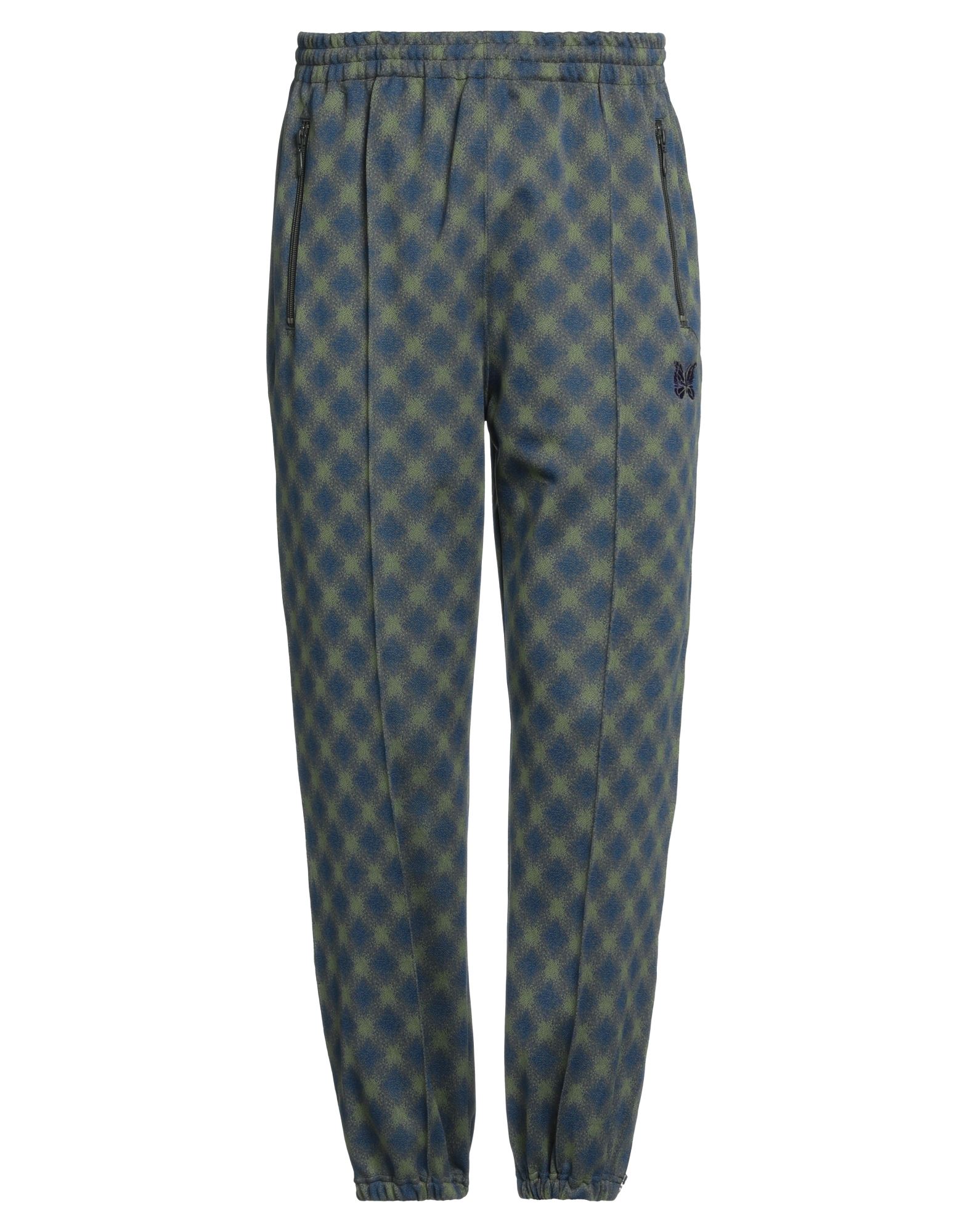 パピヨン　ブルー　総柄　needles セットアップ　トラックパンツ Needles トラックパンツ総柄パピヨンブルー