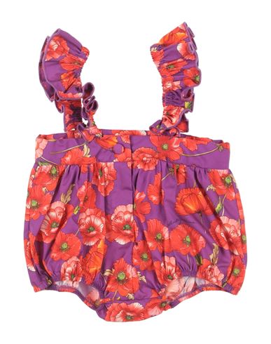 Dolce & Gabbana Babies'  Newborn Girl Shorts & Bermuda Shorts Purple Size 3 Cotton