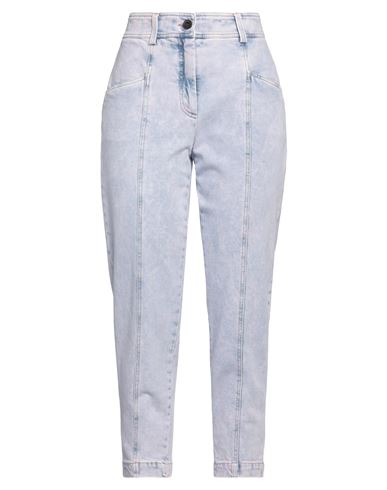 Peserico Woman Jeans Blue Size 6 Cotton, Elastane