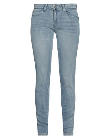 Guess Woman Jeans Blue Size 24w-30l Cotton, Polyester, Metal