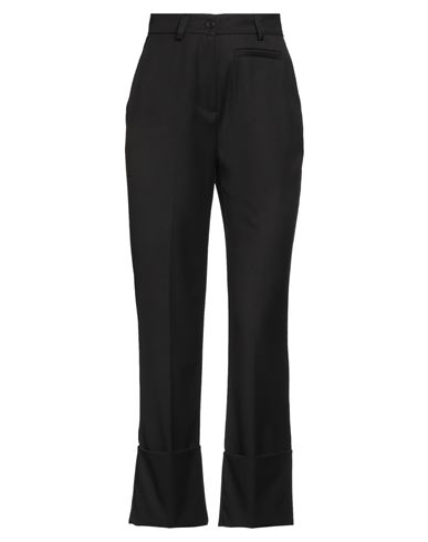 Mem.js Mem. Js Woman Pants Black Size 2 Polyester, Viscose, Elastane In Black