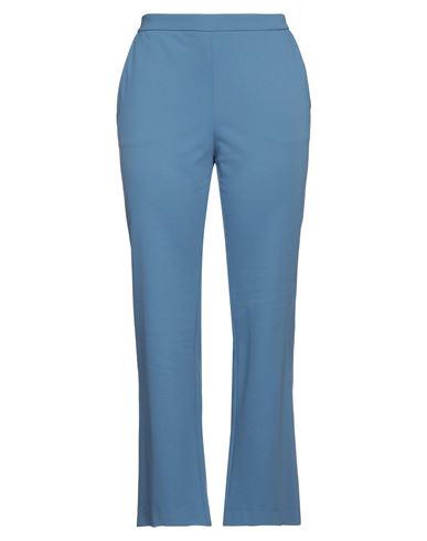 Shop Maliparmi Malìparmi Woman Pants Azure Size 12 Viscose, Nylon, Elastane In Blue