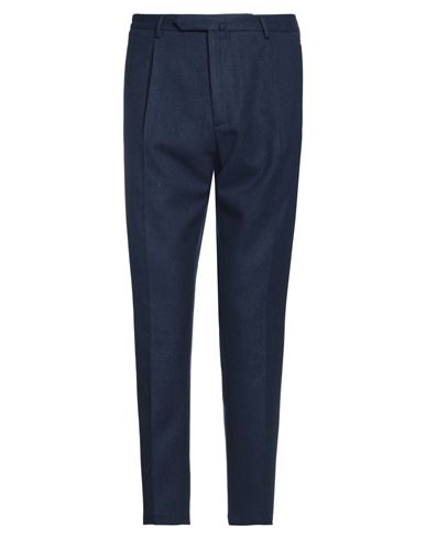 Santaniello Man Pants Navy Blue Size 36 Wool, Polyamide, Polyester