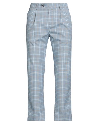 Daniele Alessandrini Man Pants Azure Size 30 Polyester, Viscose, Elastane In Blue