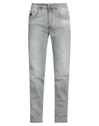 John Richmond Man Jeans Grey Size 33 Cotton, Elastane