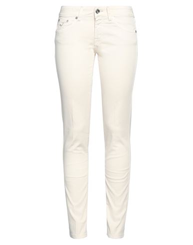 Jacob Cohёn Woman Pants Cream Size 28 Cotton, Lycra In White