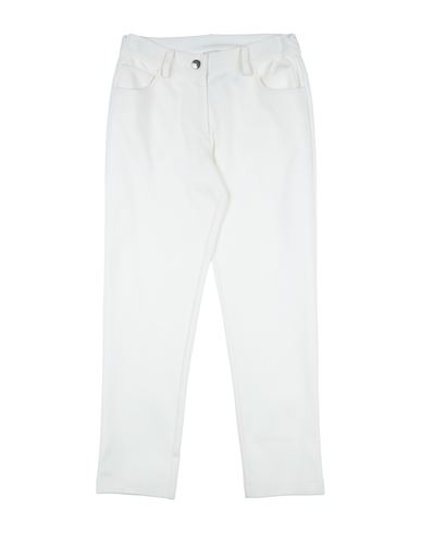 Dolce & Gabbana Babies'  Toddler Girl Pants Off White Size 7 Cotton, Polyamide