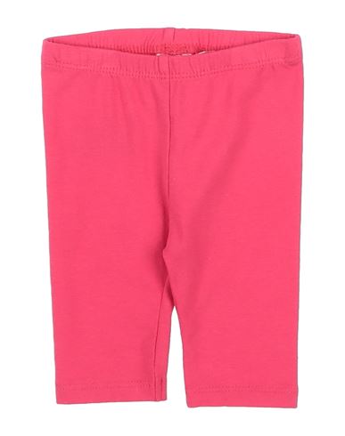 Kanz Babies'  Newborn Girl Leggings Fuchsia Size 3 Cotton, Elastane In Pink