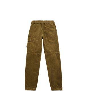 Stone Island Junior Compass-badge cotton cargo trousers - Grey