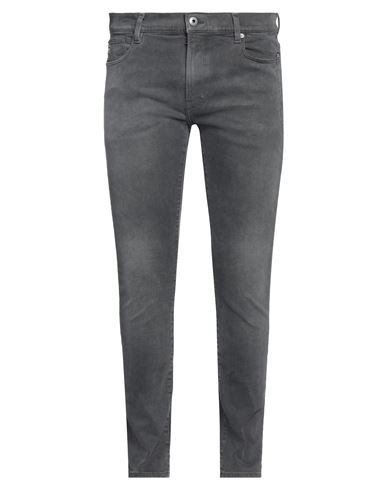 G-star Raw Man Jeans Grey Size 35w-32l Organic Cotton, Elastane, Bovine Leather