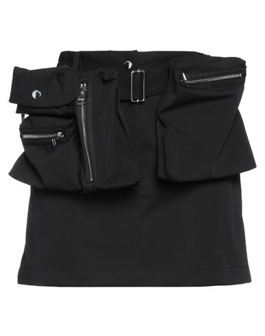 Jw Anderson Woman Mini Skirt Black Size 6 Cotton