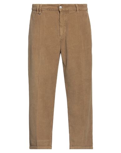 Shop Cycle Man Pants Camel Size 34 Cotton, Modal In Beige