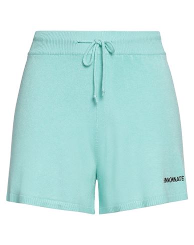 Hinnominate Woman Shorts & Bermuda Shorts Turquoise Size S Viscose, Elastane In Blue