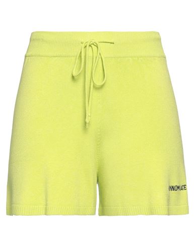 Hinnominate Woman Shorts & Bermuda Shorts Acid Green Size S Viscose, Elastane