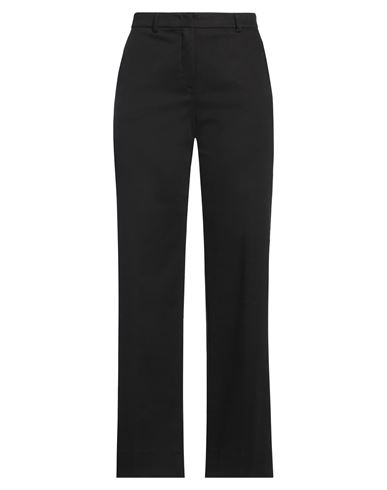 Kaos Woman Pants Black Size 10 Cotton, Elastane In Black