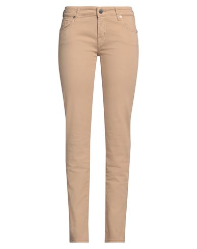 Shop Jacob Cohёn Woman Pants Beige Size 29 Cotton, Elastane