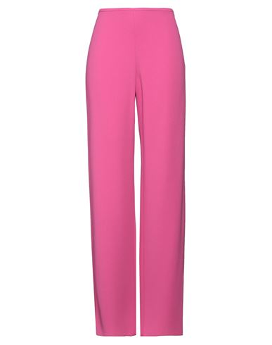 Emporio Armani Woman Pants Fuchsia Size 10 Viscose, Acetate, Elastane In Pink