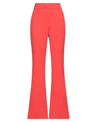 Moschino Woman Pants Red Size 6 Polyester, Polyurethane