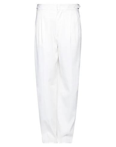 Shop Be Able Man Pants White Size 32 Cotton, Linen, Elastane