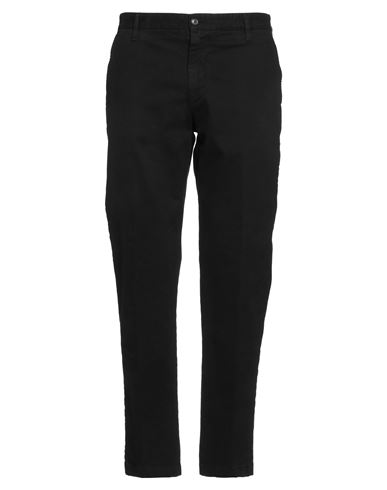 Grey Daniele Alessandrini Man Pants Black Size 36 Cotton, Elastane