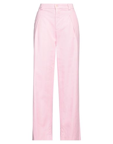 Closed Woman Pants Pink Size 29 Cotton, Elastane