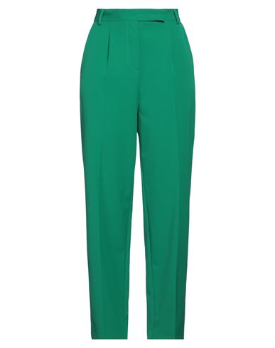 Shop Simona Corsellini Woman Pants Green Size 8 Polyester, Viscose, Elastane