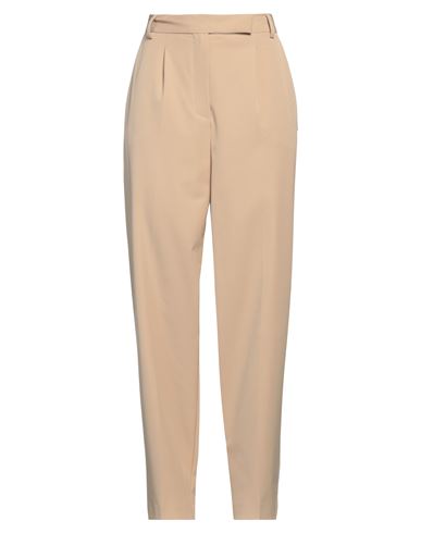 Simona Corsellini Woman Pants Sand Size 2 Polyester, Viscose, Elastane In Beige