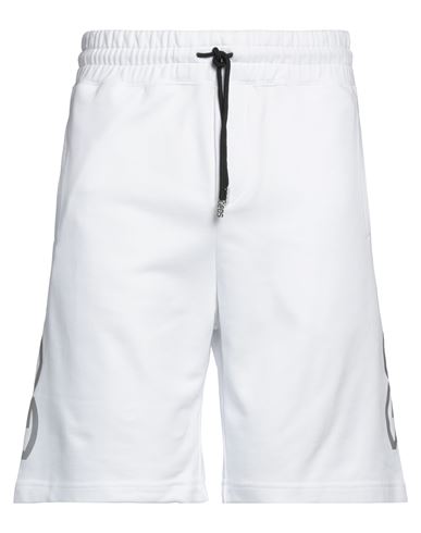 Gcds Man Shorts & Bermuda Shorts White Size Xxl Cotton