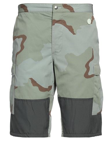 Oamc Re:work Man Shorts & Bermuda Shorts Military Green Size S Polyamide, Cotton, Polyester