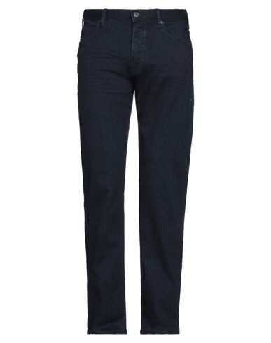 Emporio Armani Man Jeans Blue Size 30w-32l Cotton, Elastane