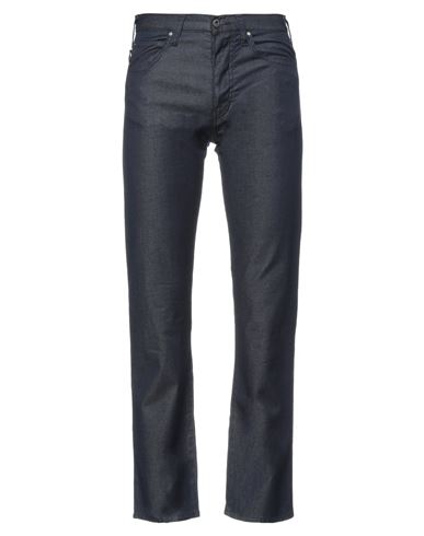 Shop Emporio Armani Man Jeans Blue Size 29w-34l Cotton, Elastane