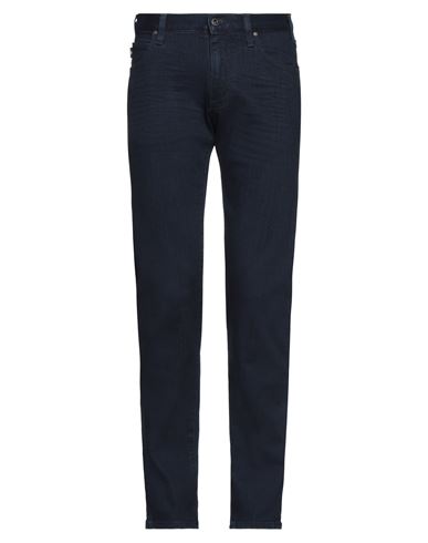Emporio Armani Man Jeans Blue Size 32w-32l Cotton, Elastane