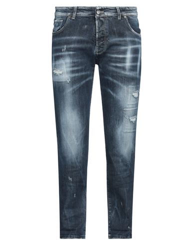 Patriòt Man Jeans Blue Size 34 Cotton, Elastane