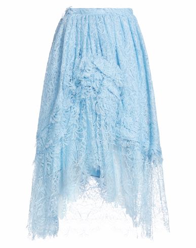 Alessandro Dell'acqua Woman Midi Skirt Sky Blue Size 6 Polyester, Polyimide