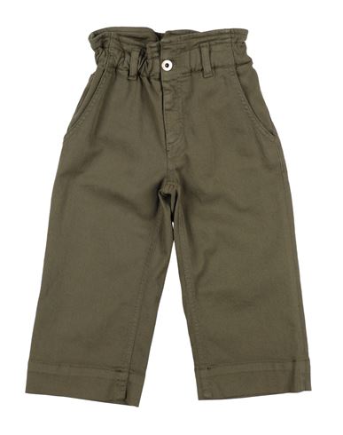 Shop Dondup Toddler Girl Jeans Military Green Size 4 Cotton, Elastomultiester, Elastane