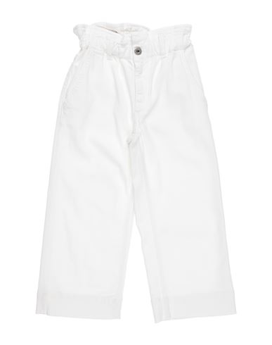 Shop Dondup Toddler Girl Jeans White Size 4 Cotton, Elastomultiester, Elastane