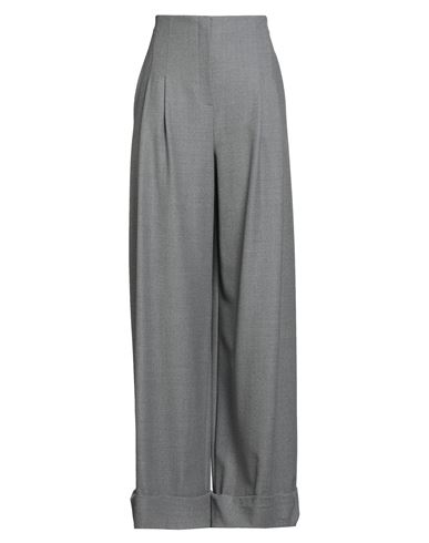 Alberta Ferretti Woman Pants Grey Size 6 Virgin Wool, Elastane