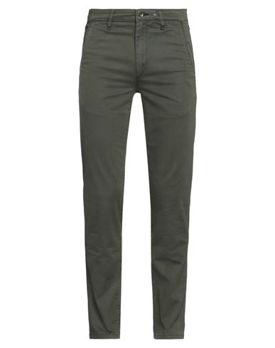 Rag & Bone Man Pants Dark Green Size 29 Cotton, Elastane