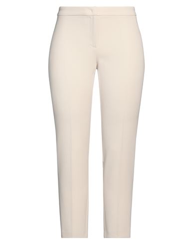 Pennyblack Woman Pants Beige Size 12 Triacetate, Polyester In White