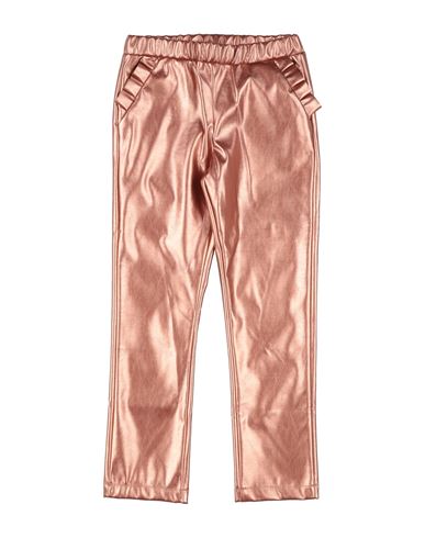 Meilisa Bai Toddler Girl Pants Copper Size 6 Polyester, Polyurethane In Orange
