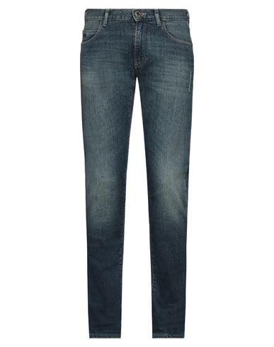 Emporio Armani Man Jeans Blue Size 29w-34l Cotton, Elastane