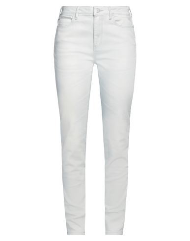 Guess Woman Jeans Blue Size 28w-31l Cotton, Elastane In White