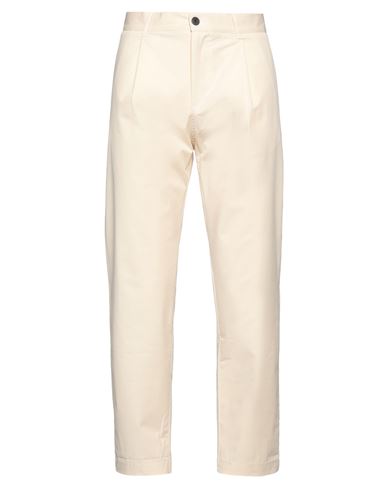 Shop Elvine Man Pants Beige Size 32 Cotton, Tencel, Elastane