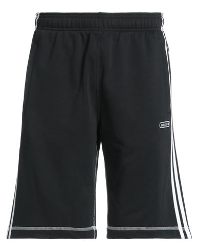 Adidas Originals Man Shorts & Bermuda Shorts Black Size S Cotton, Recycled Polyester