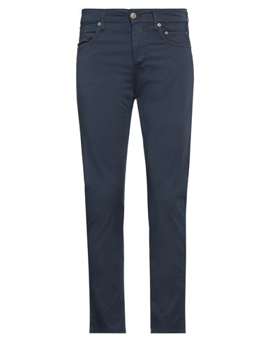 Siviglia Man Pants Midnight Blue Size 29 Cotton, Elastane In Navy Blue