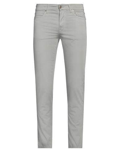 Siviglia Man Pants Grey Size 32 Cotton, Elastane In Gray