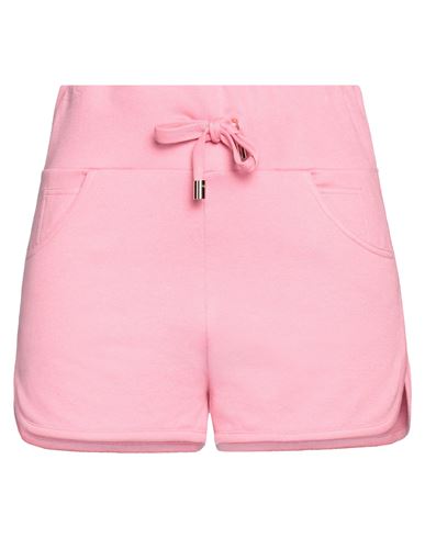 Balmain Woman Shorts & Bermuda Shorts Pink Size 4 Cotton, Cashmere