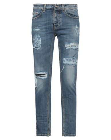 En Avance Man Denim Pants Blue Size 31 Cotton, Elastane